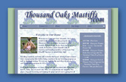 Thousand Oaks Mastiffs Web Site Design - San Marcos, Texas