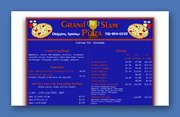 Grand Slam Pizza Web Site Design - Dripping Springs, Texas